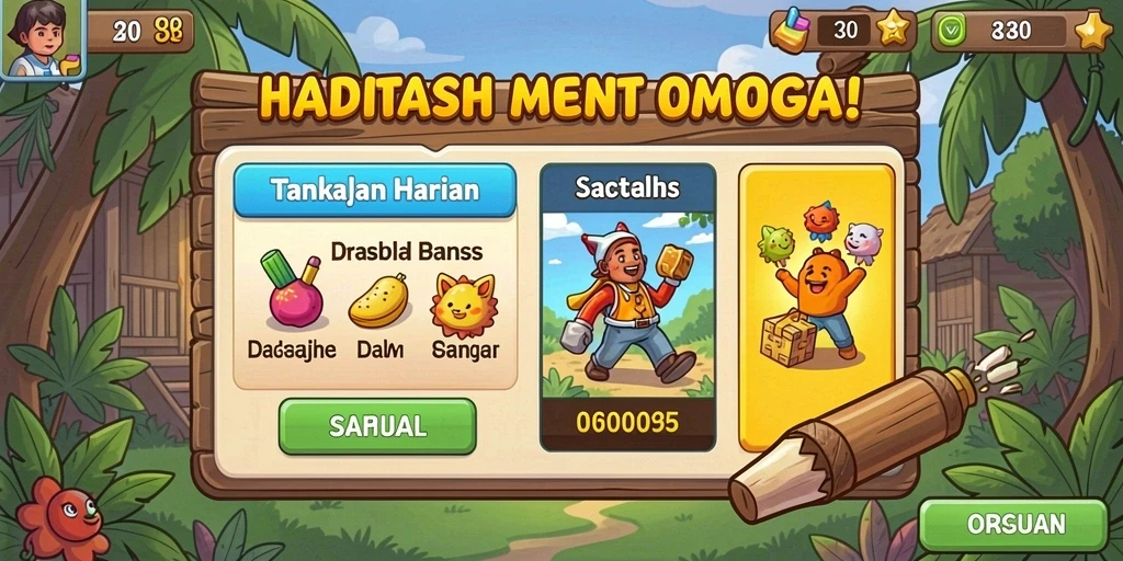 f08 - Screenshot ini menunjukkan karakter yang sedang beraksi dalam permainan.